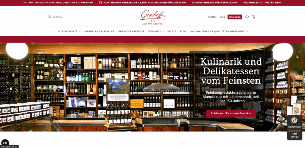 Feinkost Onlineshop